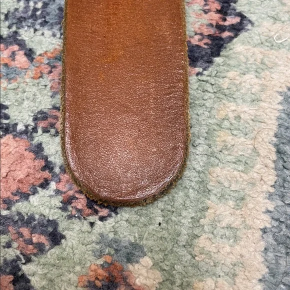 Gucci GG Marmont Wide Belt in Brown Leather with Gold Logo Hardware 80/26/4 - Picture 7 of 8